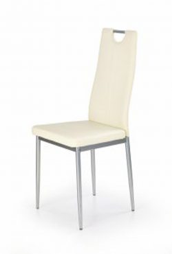 Krzesło K202 kremowy/czarny/cappucino